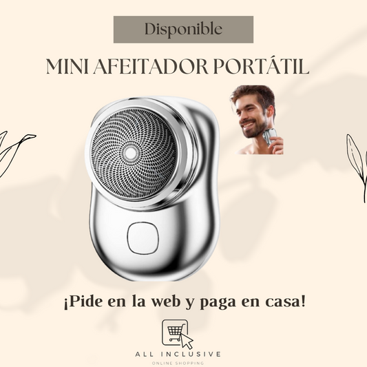 MINI AFEITADOR ELÉCTRICO PORTÁTIL