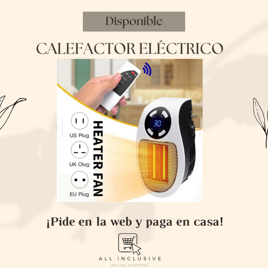 CALEFACTOR PORTÁTIL ELÉCTRICO